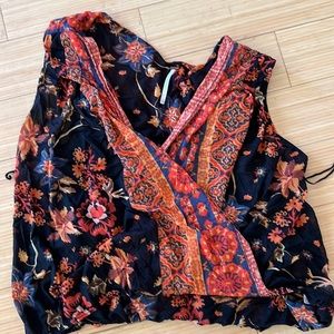 Free people boho tank top.